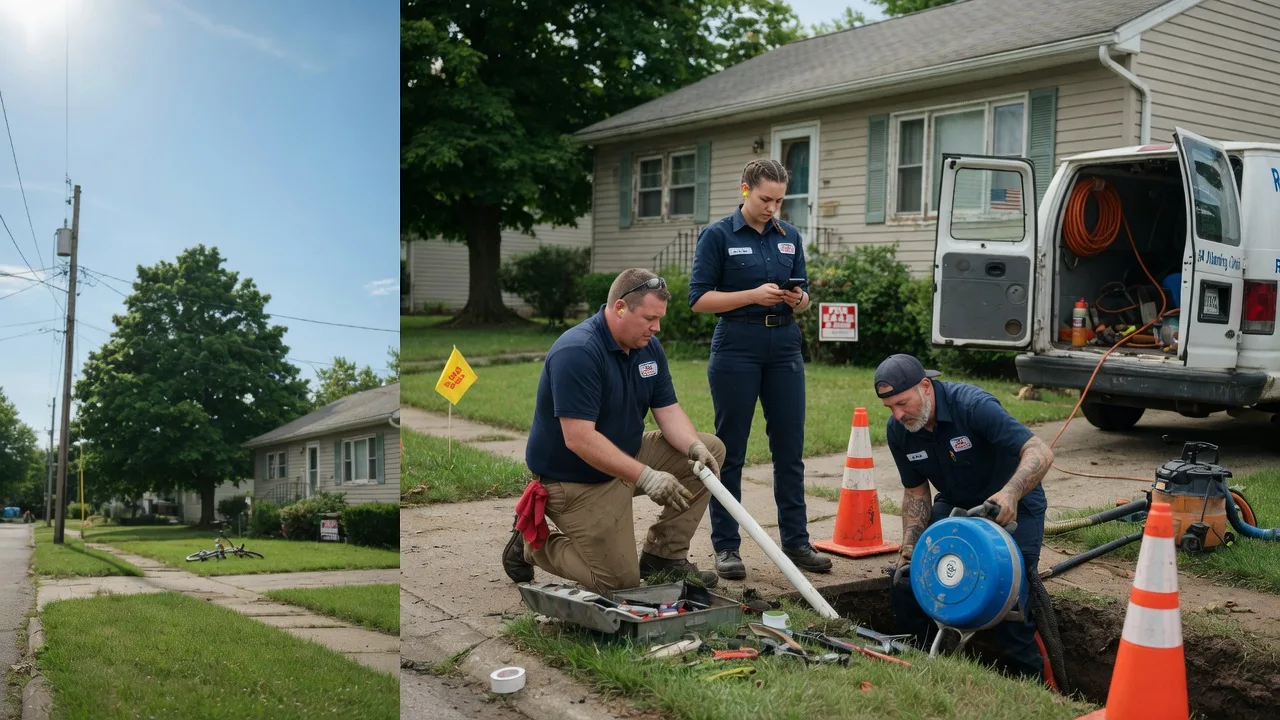 Sewer Line Repair in Harleigh, PA near me